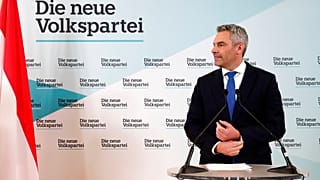 Österreichs zukünftiger Bundeskanzler Karl Nehammer