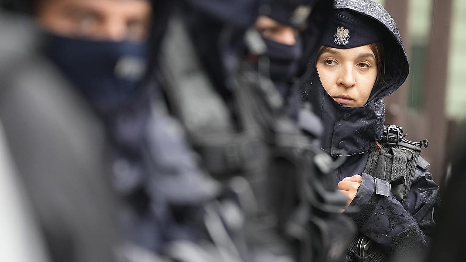 Agenti e guardie di frontiera polacche