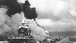 Image d'archives de l'attaque de Pearl Harbor, le 7 décembre 1941