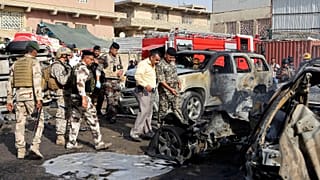 عکسی آرشیوی از انفجار دیگری در بصره در سال ۲۰۱۴