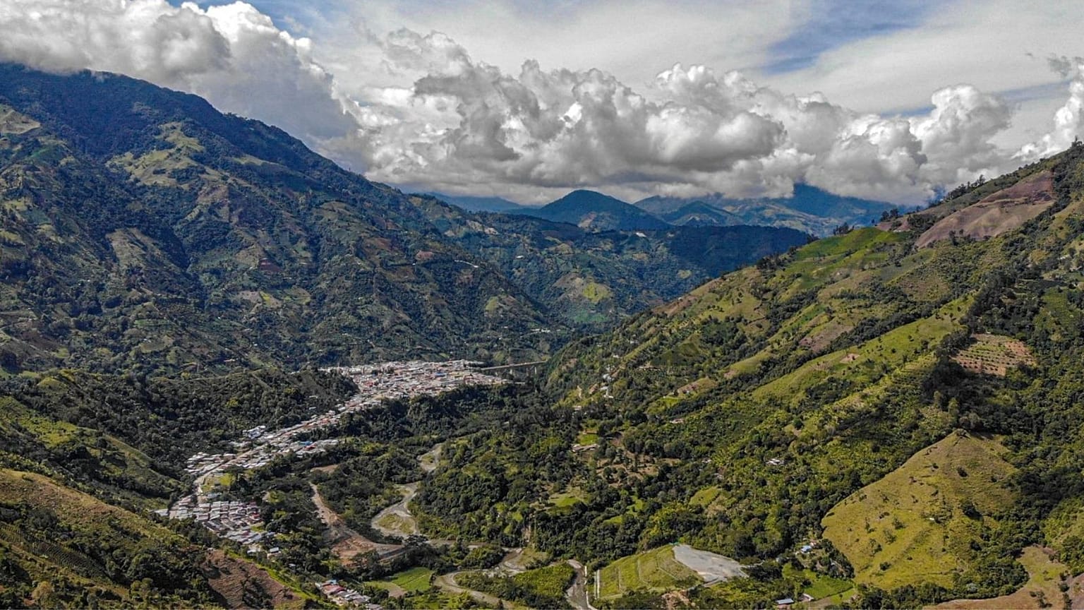 The beautiful Cajamarca region in Colombia that local communities are fighting to protect.