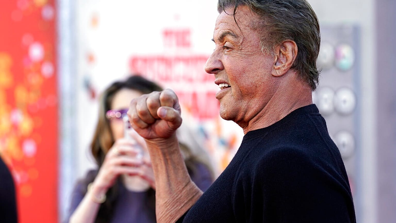 Sylvester Stallone 2021 augusztusában egy filmbemutatón