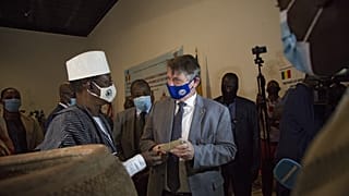 Cérémonie de restitution des 921 objets maliens pillés, Bamako, Mali, 7 décembre 2021