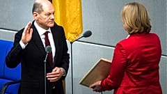 Vereidigung von Olaf Scholz