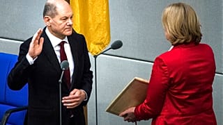 Vereidigung von Olaf Scholz
