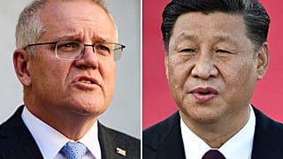 Avustralya Başbakanı Scott Morrison ve Çin Devlet Başkanı Şi Cinping