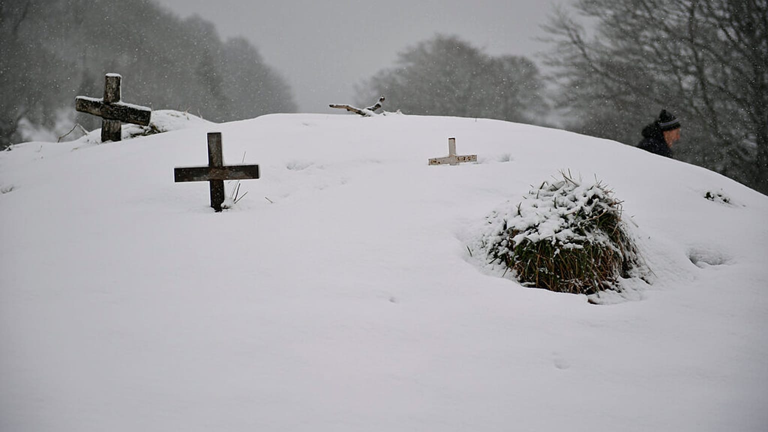 Las nevadas de Barra llegaron a medio metro de nieve en algunas zonas de España