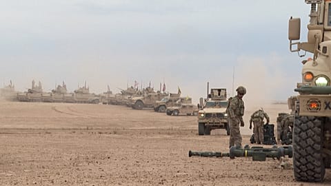 ABD askerleri ile SDG'den Suriye'de ağır silahlı tatbikat