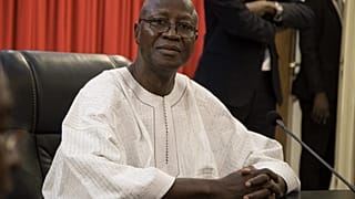 Le Premier ministre démissionnaire, Christophe Dabiré, le 24 janvier 2019.
