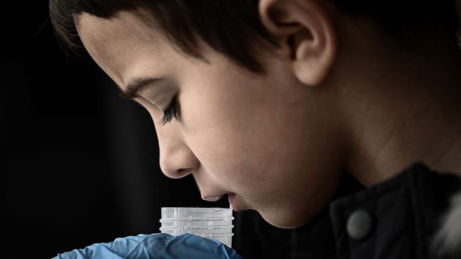 Schools in France have used saliva tests as they are less unpleasant than nasal swabs