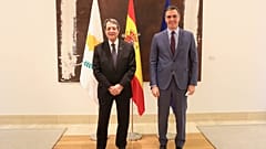 O Πρόεδρος της Δημοκρατίας Νίκος Αναστασιάδης σε συνάντηση με τον Πρωθυπουργό της Ισπανίας Pedro Sánchez.