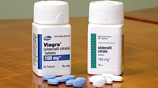 "Viagra" von Pfizer und die generische Version, "Sildenafil Citrate", in New York