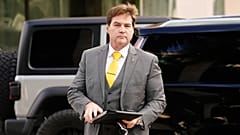 Dr. Craig Wright arrives at the Federal Courthouse, Tuesday, Nov. 16, 2021, in Miami. Wright has claimed to be Satoshi Nakamoto, the inventor of Bitcoin.