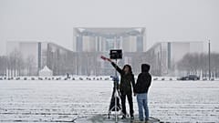 Schnee in Berlin am 9. Dezember 2021