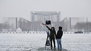 Schnee in Berlin am 9. Dezember 2021