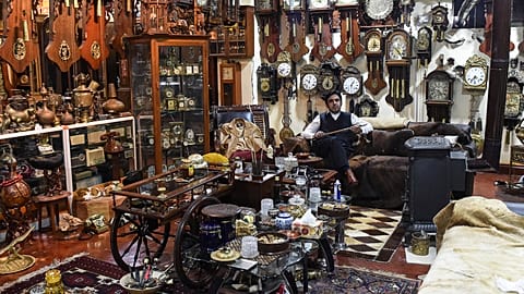 Hundreds of antique clocks can be found in Gul Kakar's collection in Quetta, Pakistan 
