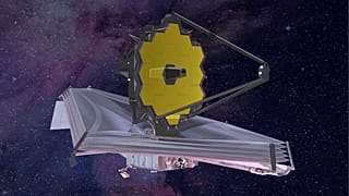 This 2015 artist's rendering provided by Northrop Grumman via NASA shows the James Webb Space Telescope. 