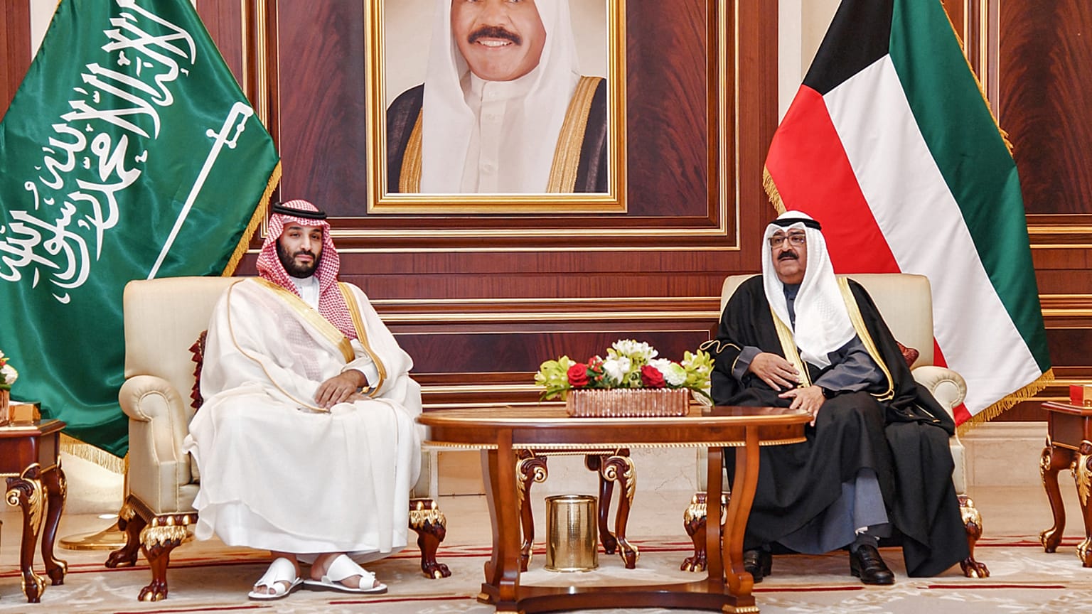 ولي العهد السعودي وأمير الكويت