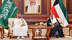 ولي العهد السعودي وأمير الكويت
