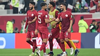 لاعبو المنتخب القطري