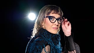 Bosnian filmmaker Jasmila Zbanic poses during an interview in Sarajevo, Bosnia, January 2021.