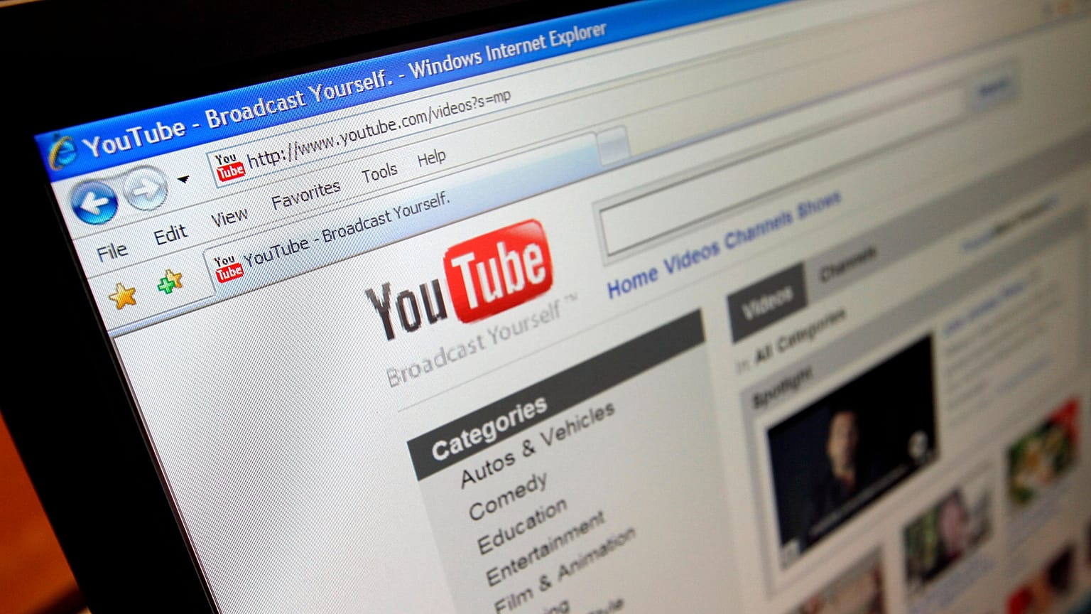 Youtube sayfası (arşiv) 