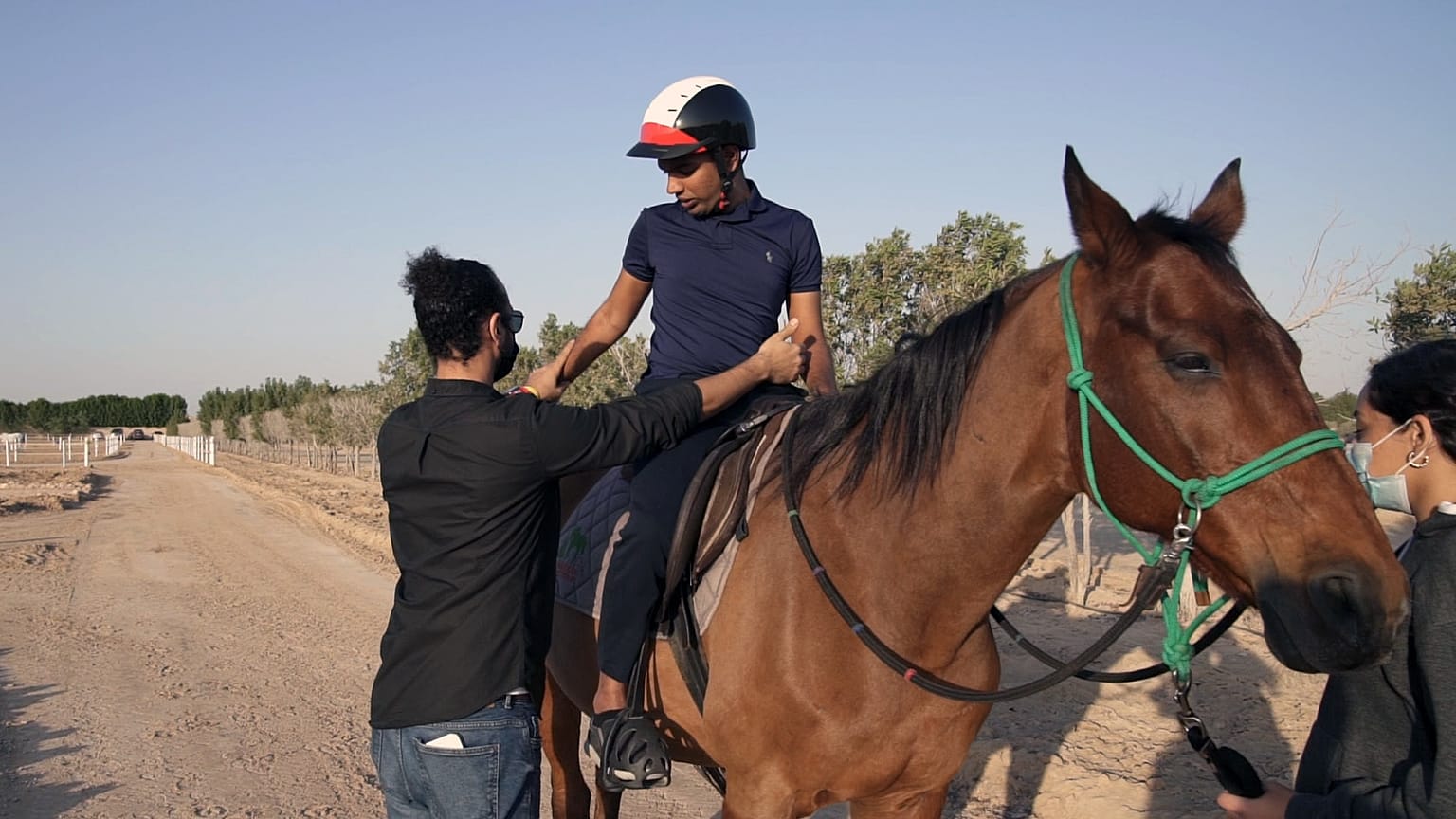 Hippotherapy session