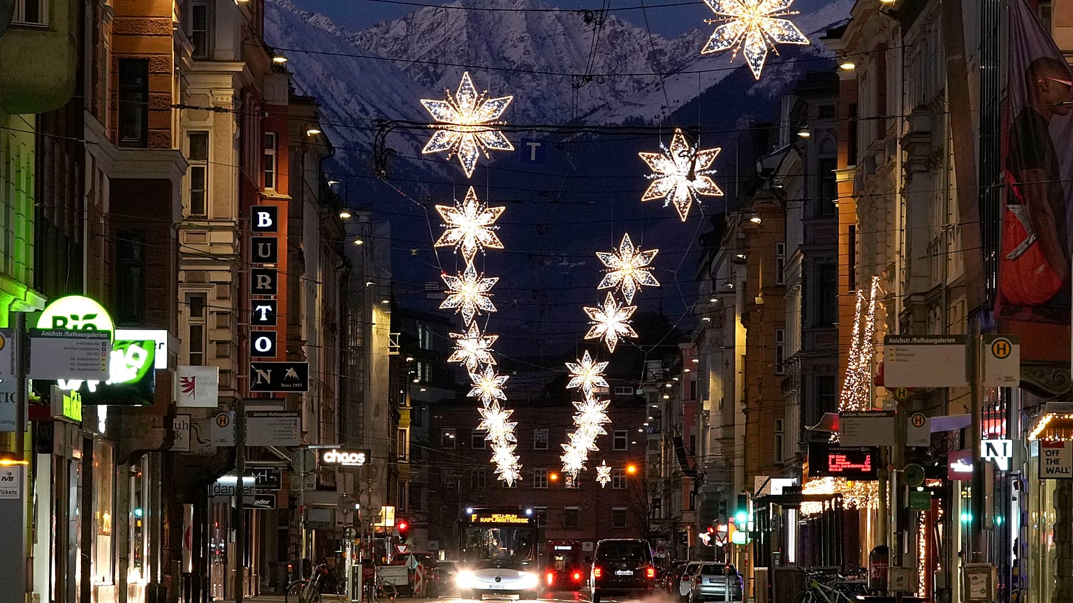 Innsbruck'da bir cadde / Avusturya