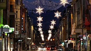 Innsbruck'da bir cadde / Avusturya