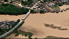 Cheias atingiram os estados de Bahia e Minas Gerais