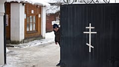 Вход на территорию женского монастыря в Серпухове