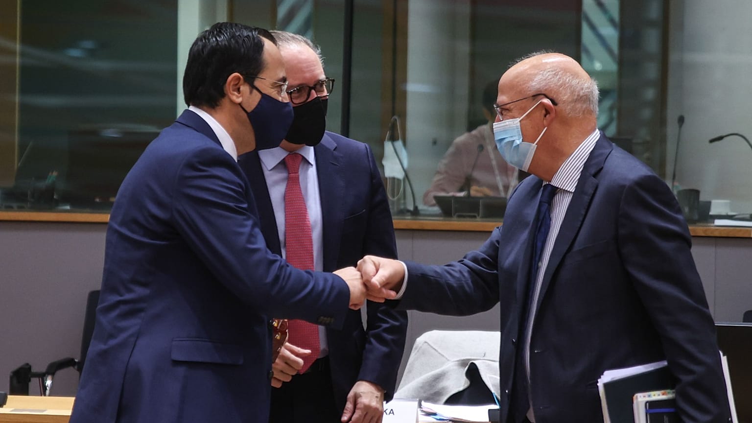 Νίκος Χριστοδουλίδης και Ζοζέπ Μπορέλ στο Συμβούλιο Εξωτερικών Υποθέσεων της Ε.Ε.