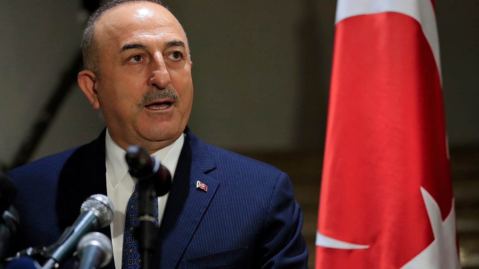 Turkey's Foreign Minister Mevlut Cavusoglu