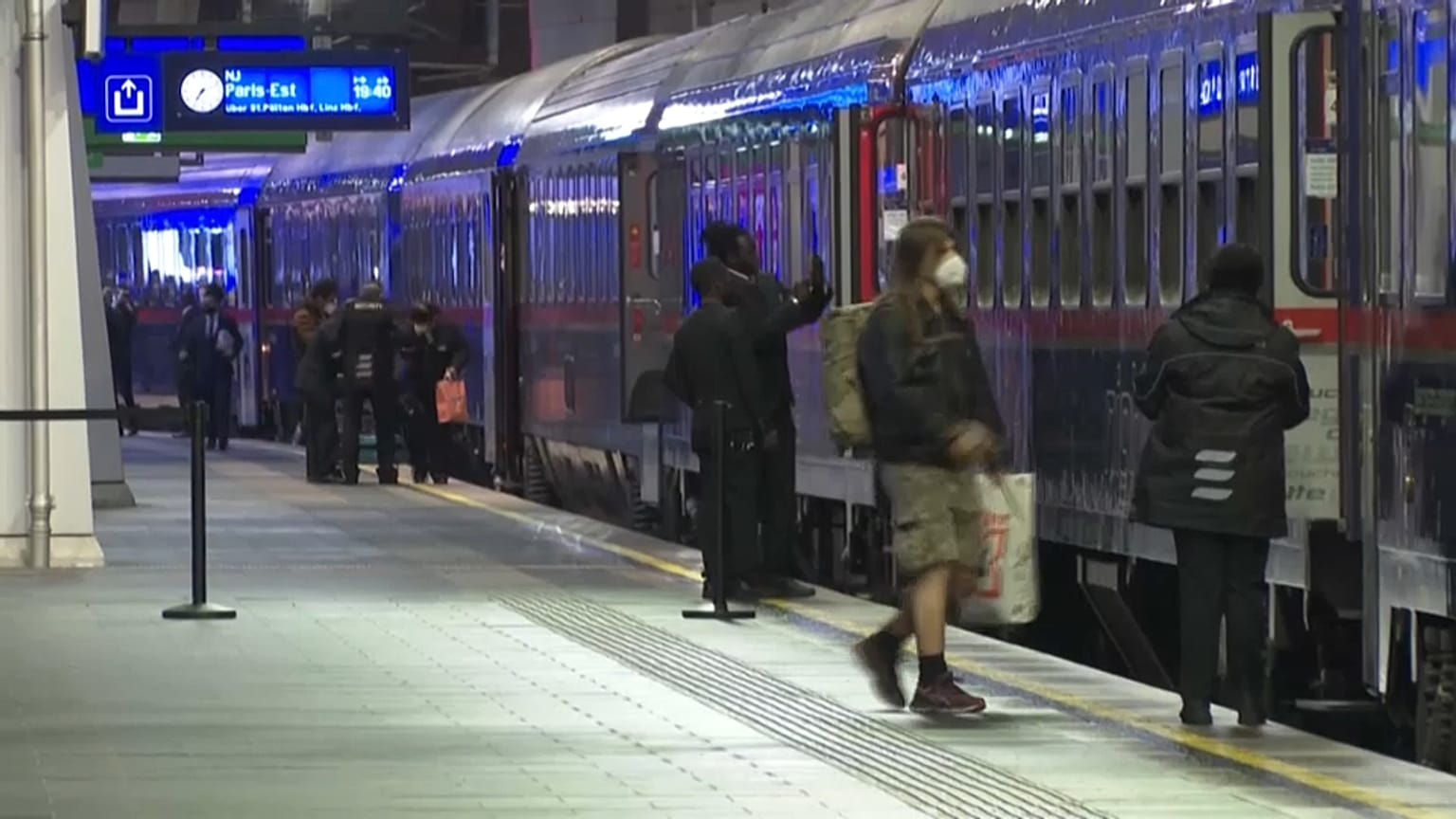 El tren nocturno Viena-París, ya en funcionamiento