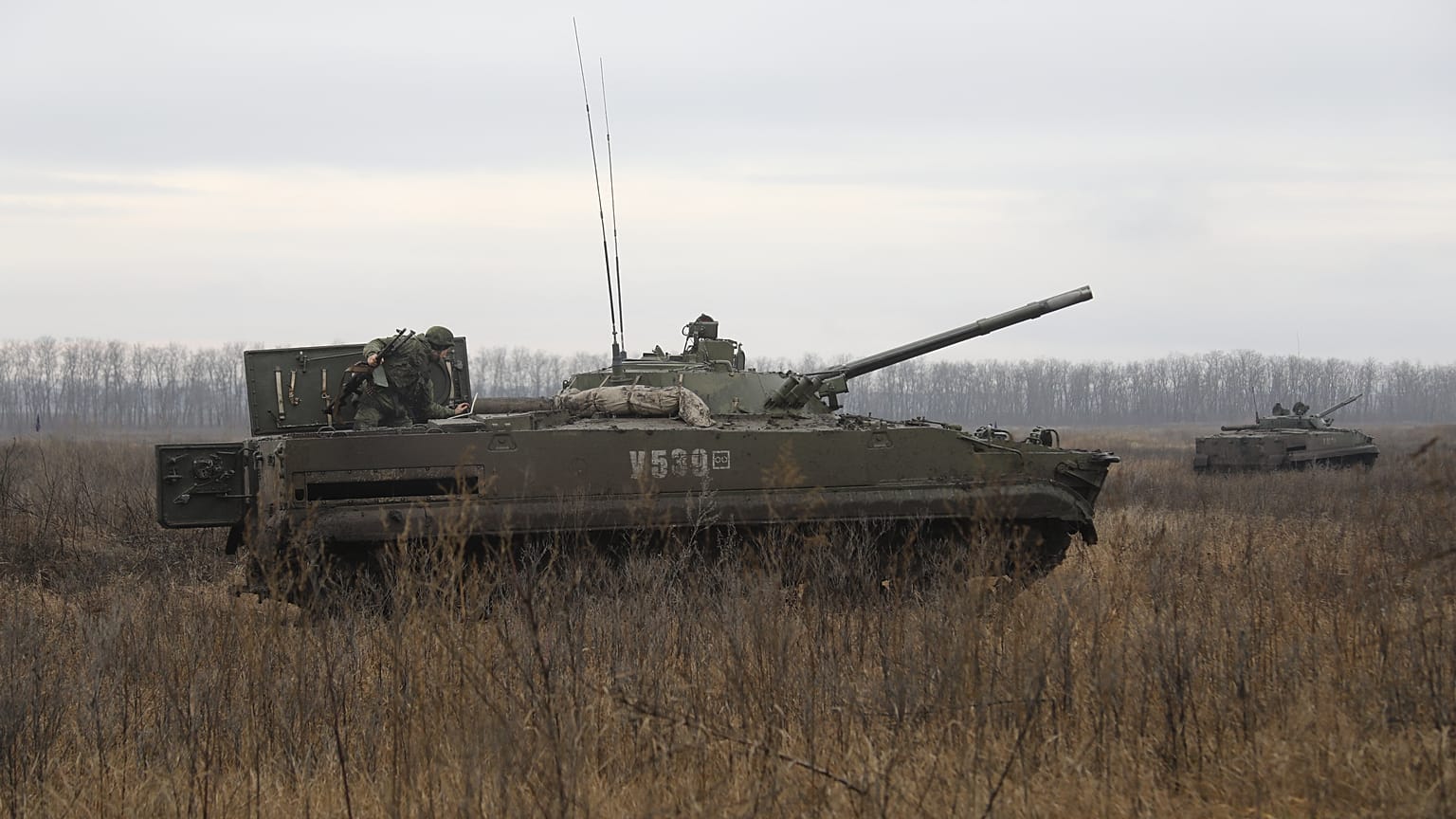 Военные учения близ границы с Украиной. 