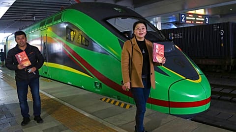 The opening of this new railway line in Laos has extended the longest possible continuous rail route on the planet.