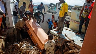 Enterrement d'une des victimes de l'explosion du camion-citerne - Cap-haïtien, le 15/12/2021