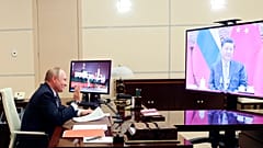 Russland trifft China - virtuelle Gespräche in frostiger Umgebung