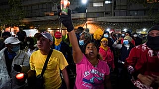 Manifestación en Ciudad de México tras la tragedia de Chiapas