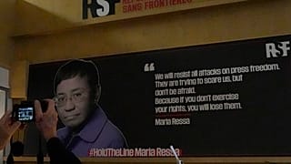 Maria Ressa, a 2021-es Nobel-békedíjas újságírók egyike