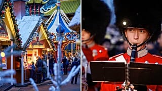 Watch Tivoli Gardens transform into a Christmas wonderland.