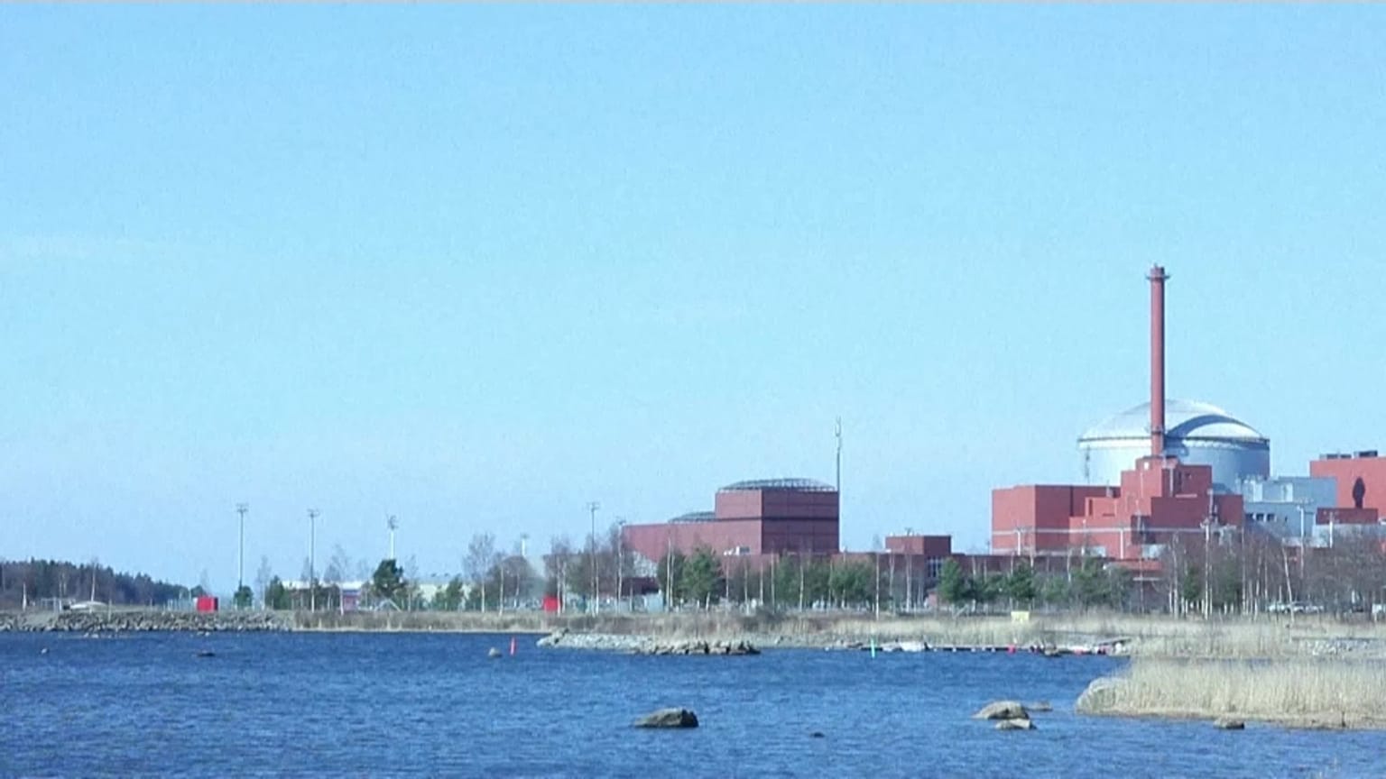 L'EPR finlandais sur l'île d'Olkiluoto
