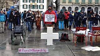 Guillermo Fernandez im Hungerstreik