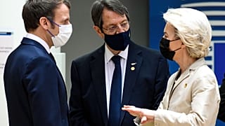 Νίκος Αναστασιάδης, Εμανουέλ Μακρόν και Ούρσουλα φον ντερ Λάιεν