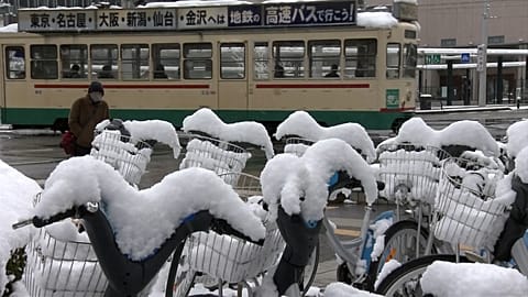 60 Zentimeter Schnee in Japan: Tendenz steigend