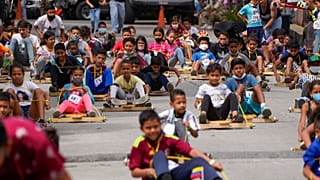 Compétition de carruchas, à Caracas, Venezuela, le 18 décembre 2021