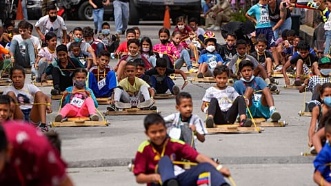 Compétition de carruchas, à Caracas, Venezuela, le 18 décembre 2021