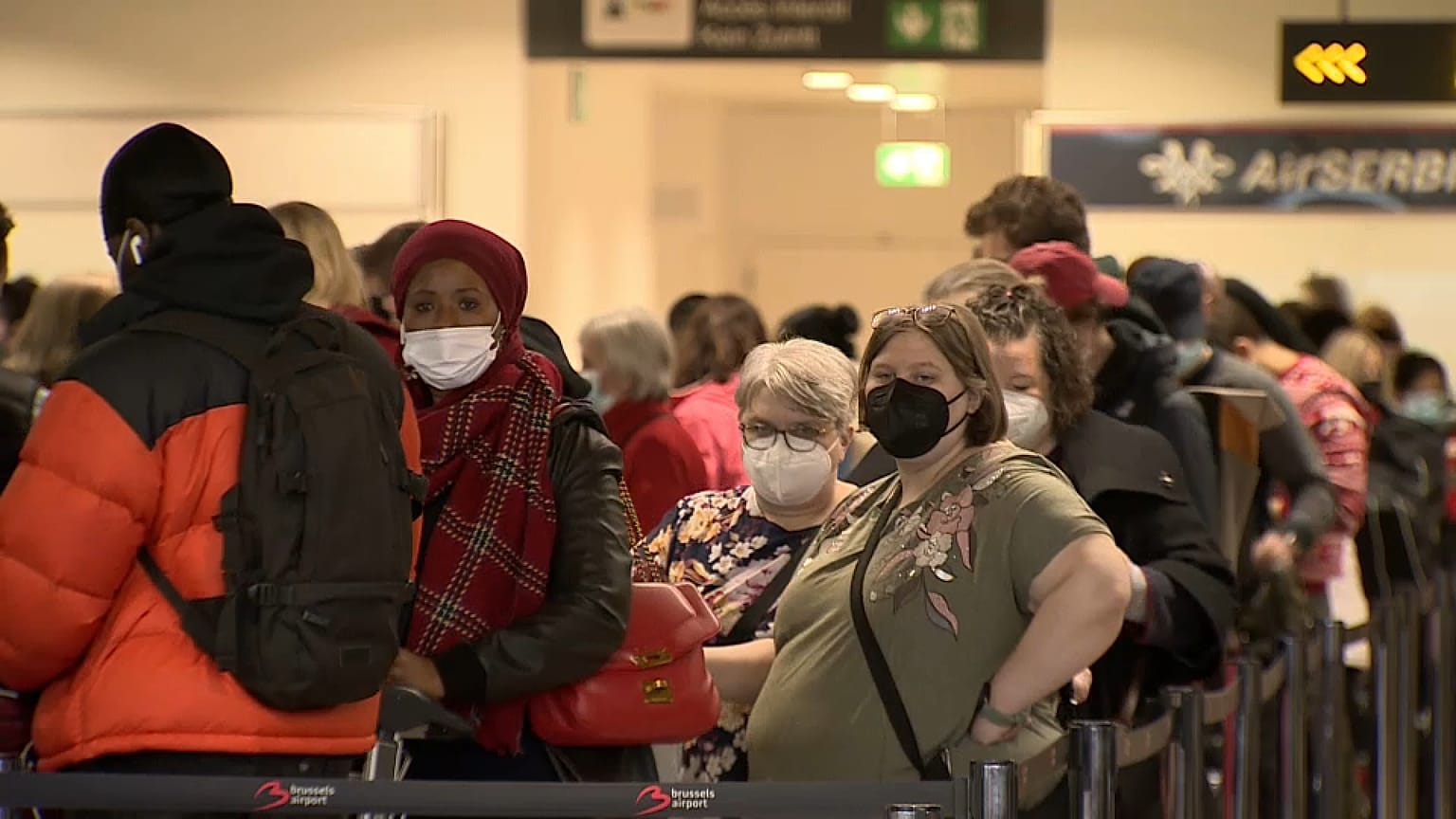 Greve de pessoal de bordo da Brussels Airlines em Bruxelas