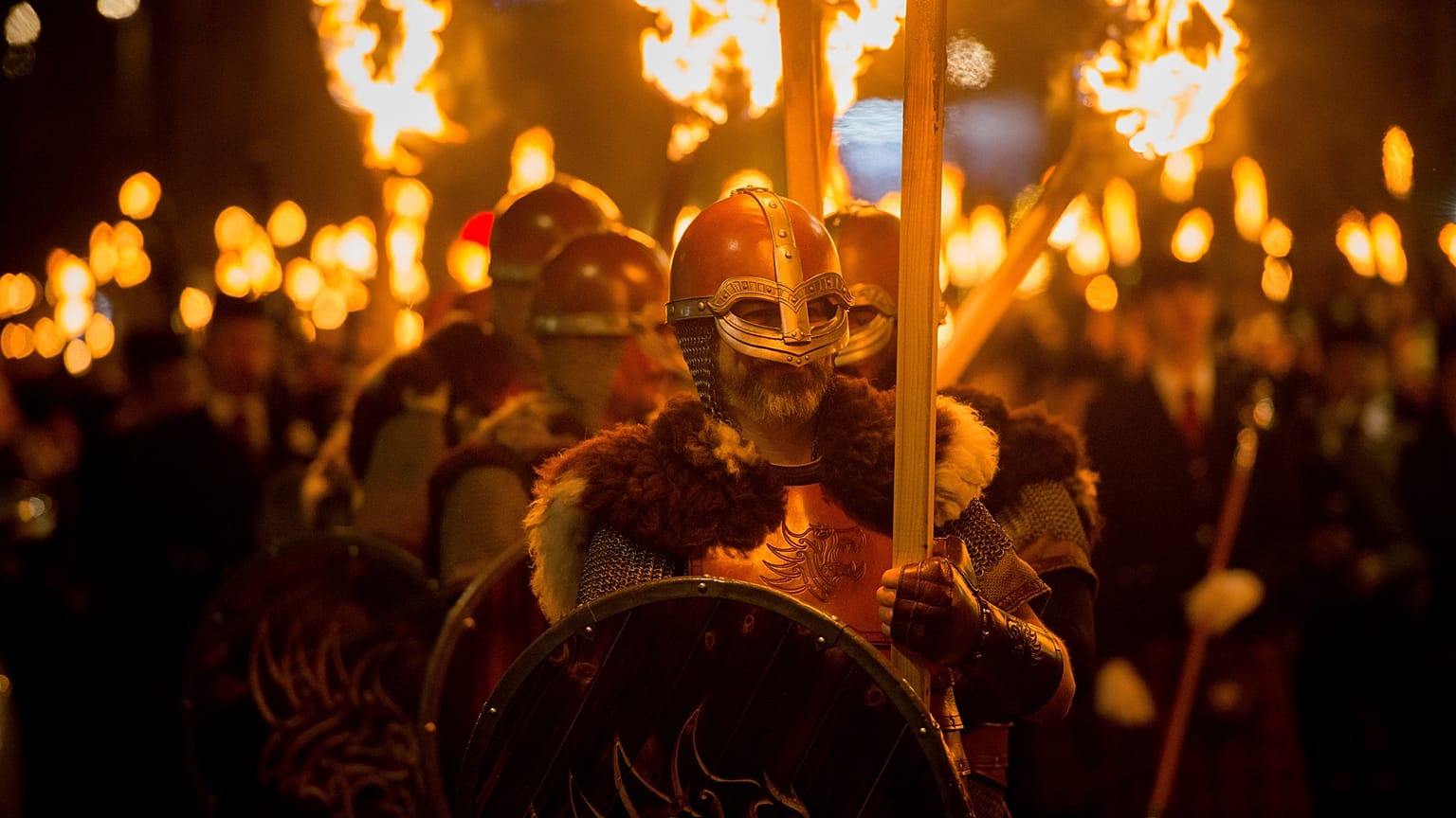 Scotland’s legendary Up Hella Aa Vikings kick off iconic Torchlight Procession launching Edinburgh’s Hogmanay