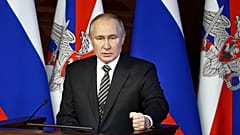Владимир Путин на расширенной коллегии Минобороны в Москве, 21 декабря 2021 года 
